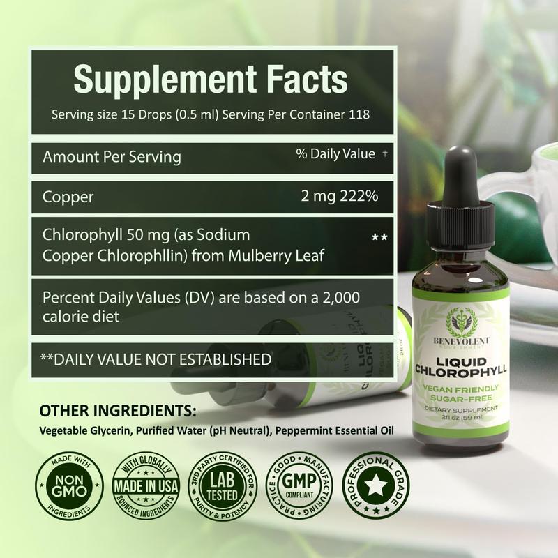 Liquid Chlorophyll Drops