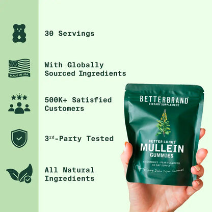 Mullein Lung Detox Gummies