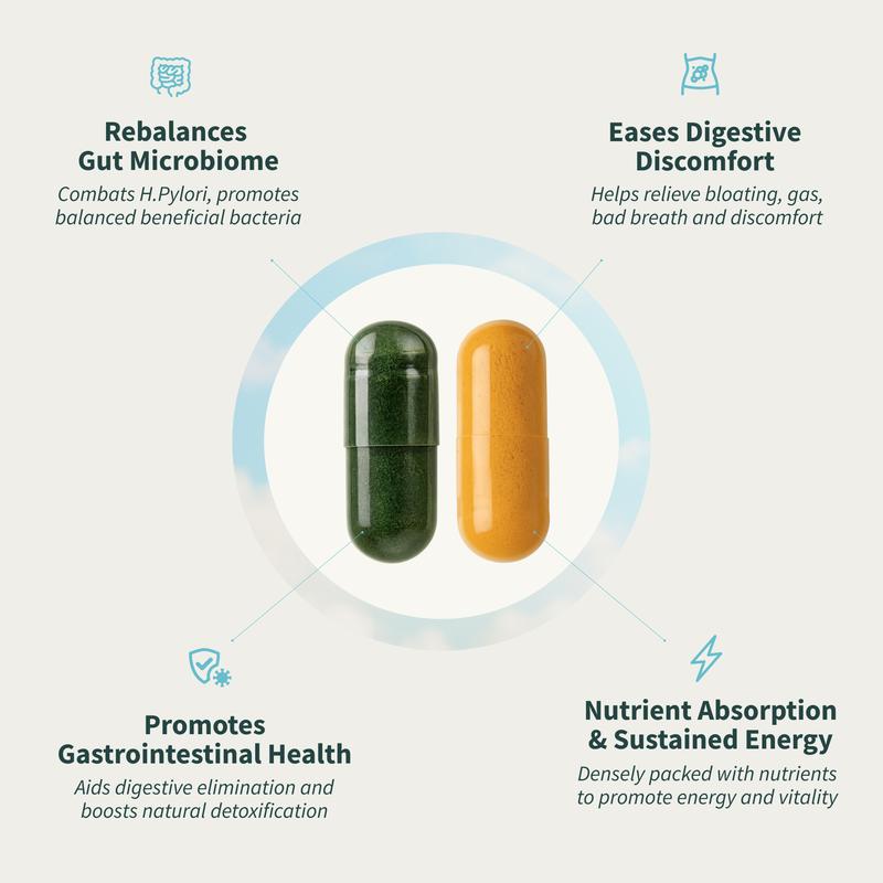 Gut Health + Spirulina & Chlorella Bundle