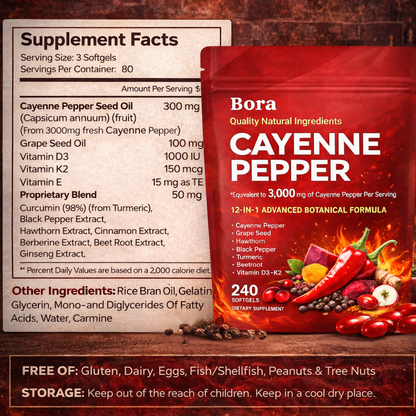Cayenne Pepper Extract Softgels