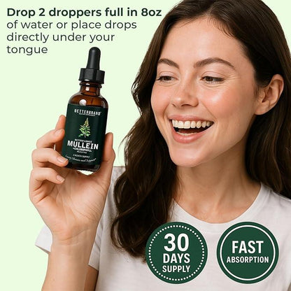 Mullein Leaf & Chlorophyll Drops